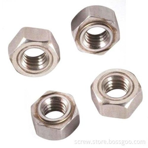 Prevailing Torque Nut Plain Hexagon Nut Din 934